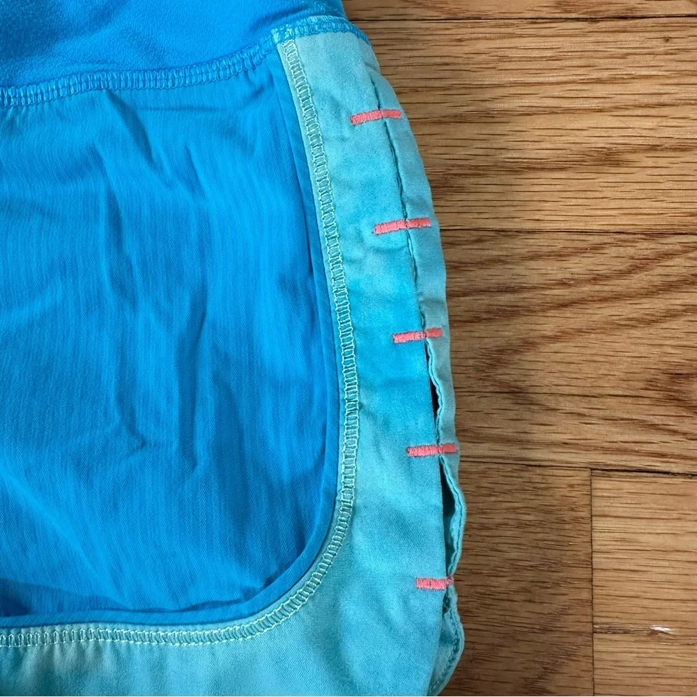 Ivivva by Lululemon Girls Running Shorts Size 10 Blue Lined
